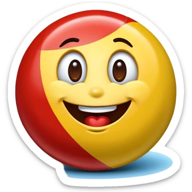 m&m rolling on floor laughing out loud sticker