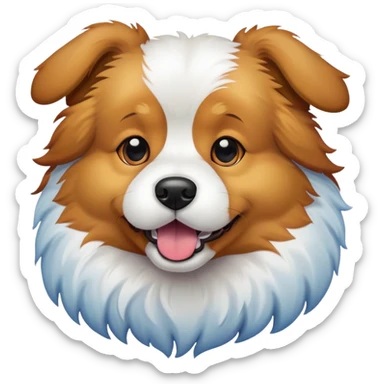 Dog geography  sticker