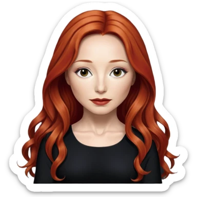 Tori Amos cinematic realistic sticker