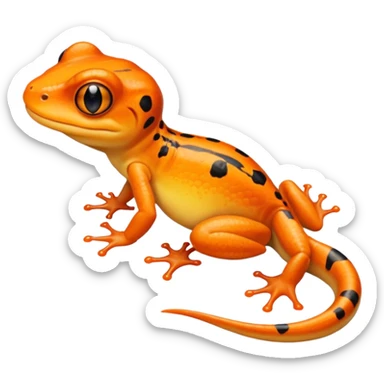 Newt, Amphibian. sticker