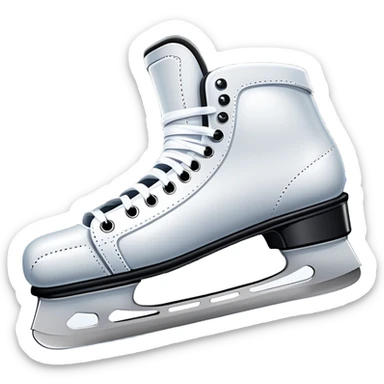Please, make An icon featuring close-up shots of key hockey equipment: a hockey stick, puck, and skates. The background shows a packed stadium with cheering fans, bright arena lights, and an icy rink. Transparent background highlights the essentials of the game and the thrill of the sport. sticker