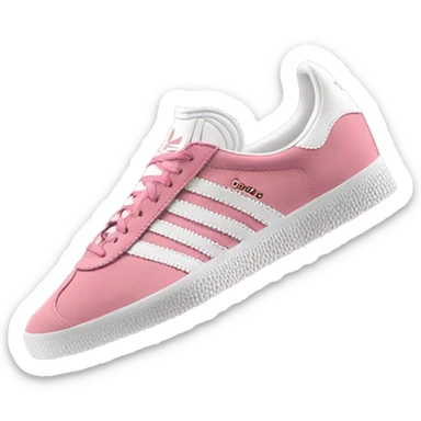 Adidas Gazelle Schuhe pink  sticker