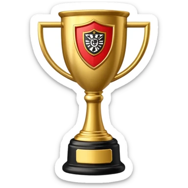 Eu quero uma taça da libertadores e o flamengo estaja do lado sticker