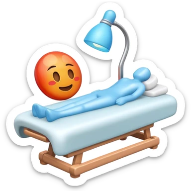 massage 3d icon sticker
