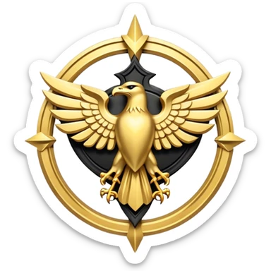 dominus' emblem  sticker