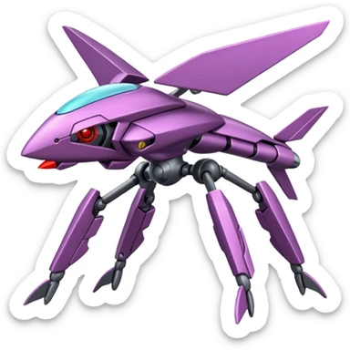 Vikavolt-Genesect-fusion sticker