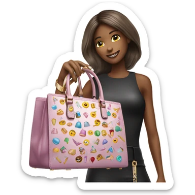 Birthday wish along with Michael kors handbag sticker