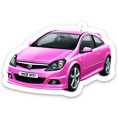 Pink Astra h vxr sticker