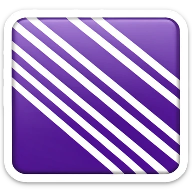 heterossexual roxo e branco sticker