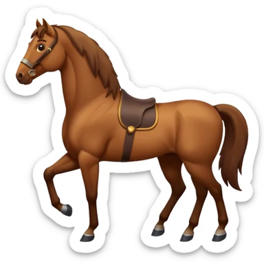 dawn horse sticker