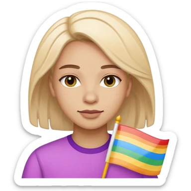 trans character sticker