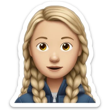 greta thunberg sticker