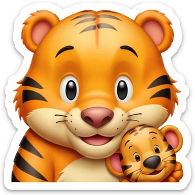 Tigger Winnie the pooh sticker