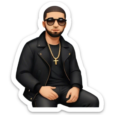 Drake sitting on cn tower sticker