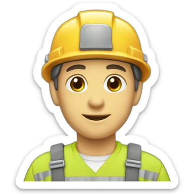 gelangweilter arbeiter sticker