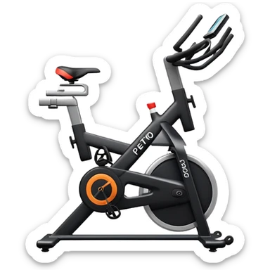 Peloton stationary bike sticker