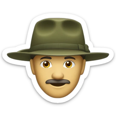 Chapeau de la 2ème guerre mondiale sticker