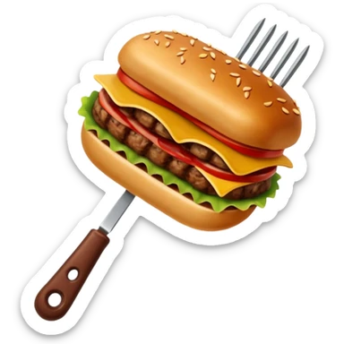 Une broche à kebab sticker