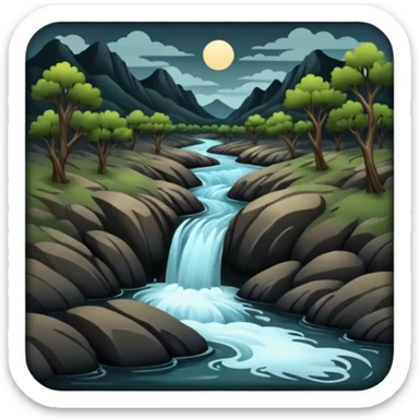 ACHERON RIVER sticker