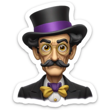 Salvador Dali waluigi sticker