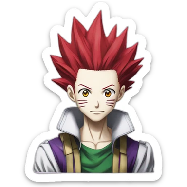 Hunter x hunter hisoka 2011 sticker