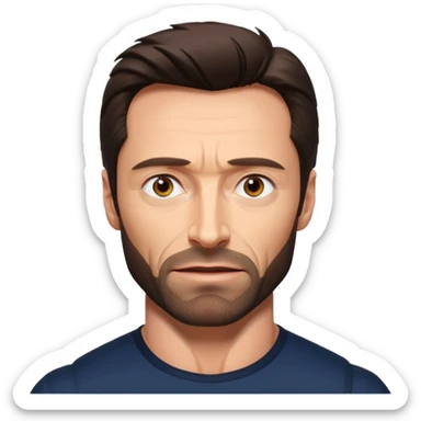 hugh jackman sticker