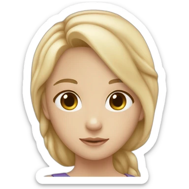 “blonde girl with tan skin and blue eyes” holding hands with “boy with light brown hair and hazel eyes” sticker