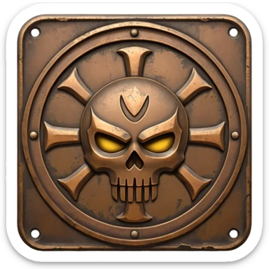 dirty old faction emblem sticker