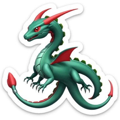 Hydra-Scizor-Salamence-Rayquaza-Zygarde-Salandit-fusion (full body) sticker
