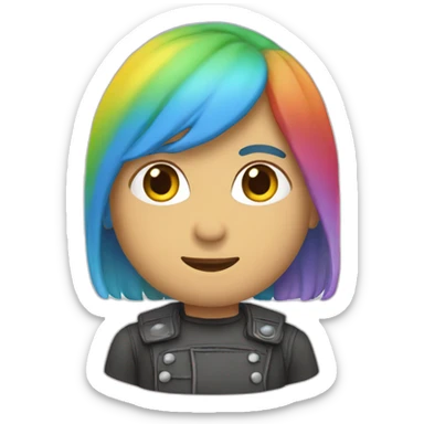 Un cinéma arc en ciel sticker