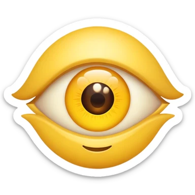 Yellow hearts in eye "😍" sticker