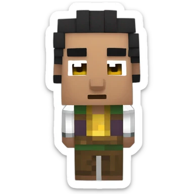 Villager Minecraft sticker