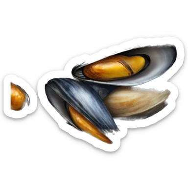 mussels sticker