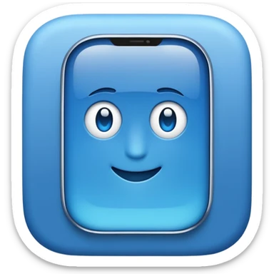 iphone16 blue  sticker