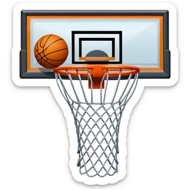 Tablero de basquet sticker