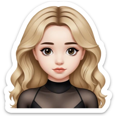sabrina carpenter in body suit sticker