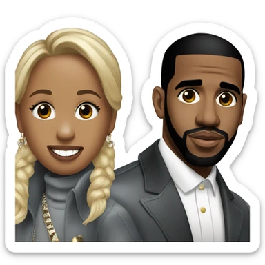 p diddy with drake sticker