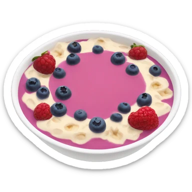 Berry smoothie bowl sticker