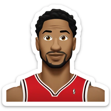 Derrick Rose en los Chicago bulls  sticker
