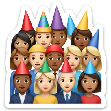 "New Year, Exciting Beginnings, Global Unity, Innovation, Technology, Growth, Celebration" sticker