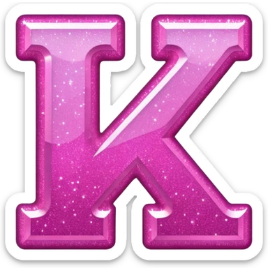 glitter pink simbolo Douyin sticker