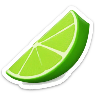 lime wedge sticker