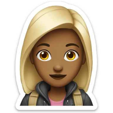 downtown girl sticker