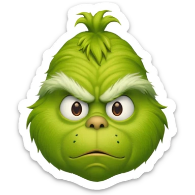 the grinch movie version sticker