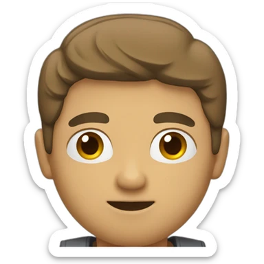 Homme qui ouvre les bras sticker