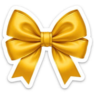 Deep-dark-burnt-brownish-bronze-marigold-sungold-golden-gold-Mustard-yellow bow sticker