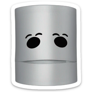 duct tape covering mouth sticker