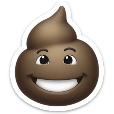 fising poop sticker