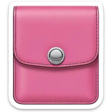 Pink small wallet  sticker