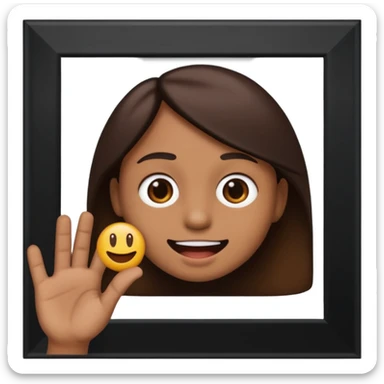 Tourne cet emoji 🤜 de -90 degrés et met le sur la bouche de cette emoji 😭 sticker